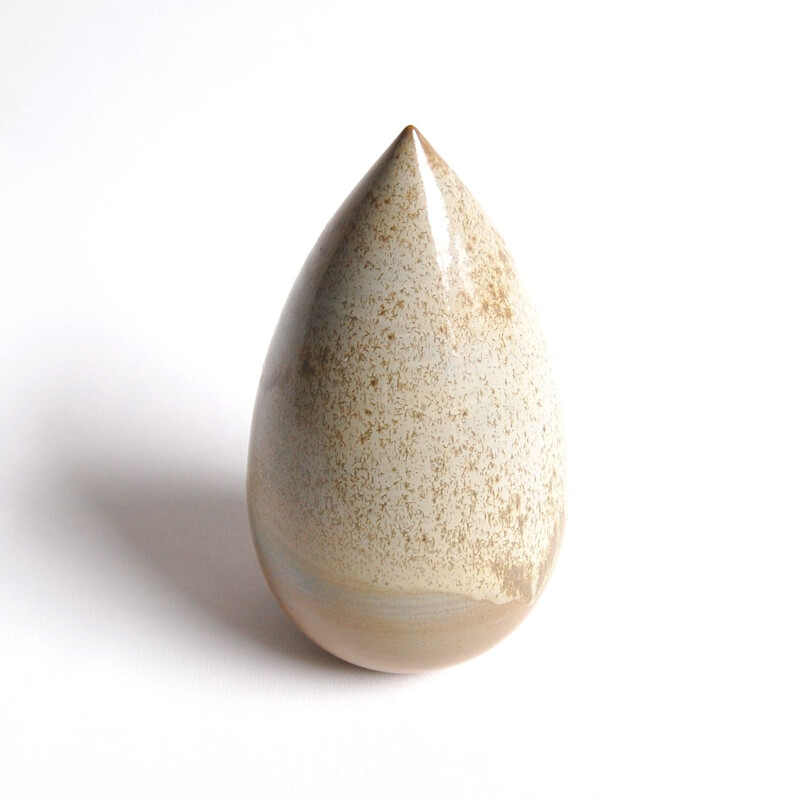 Vintage ceramic in the shape of a drop by Antonio Lampecco 1990s