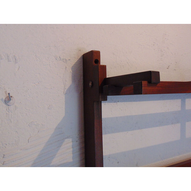 Vintage wooden coat rack 1960s