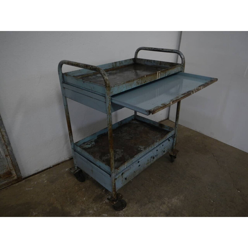 Vintage iron trolley 