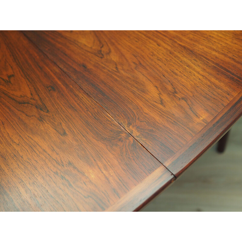 Vintage oval rosewood table by Arne Vodder Denmark