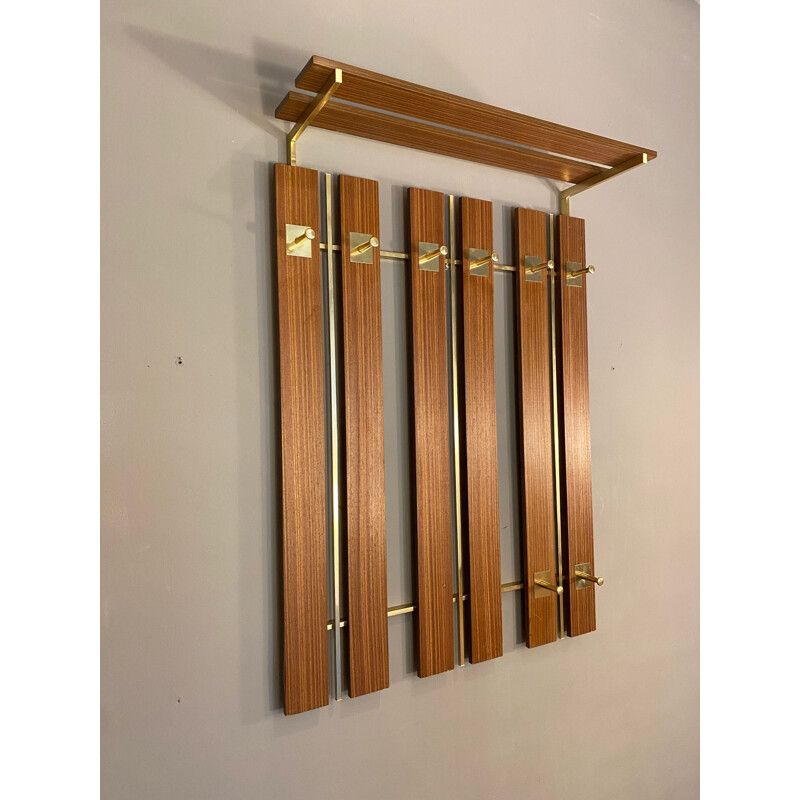 Vintage wall hanger for teak 1960s