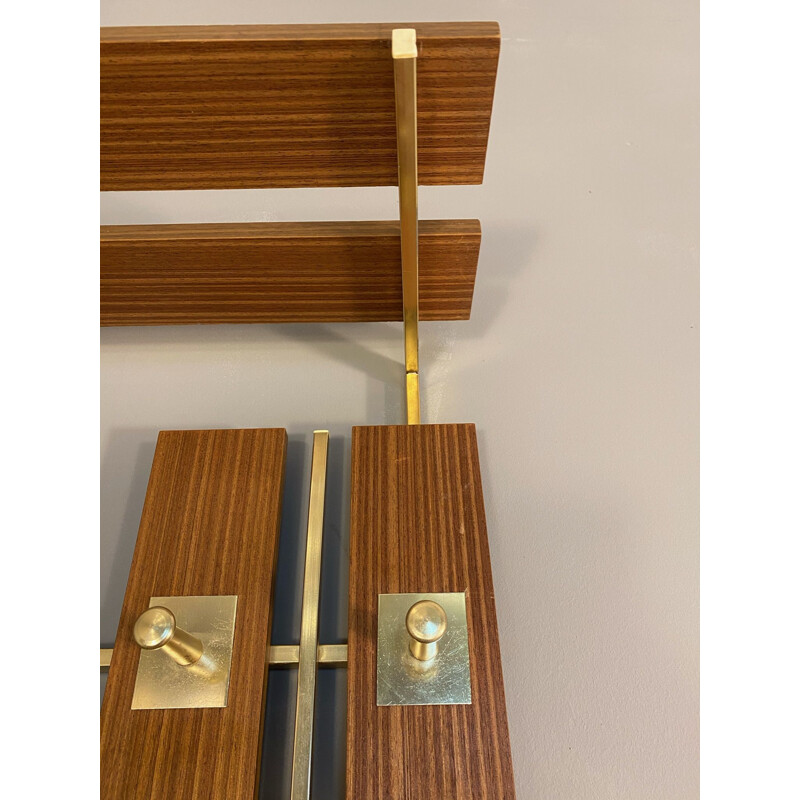 Vintage wall hanger for teak 1960s