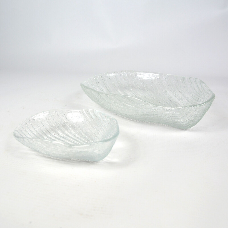 Pair of vintage trays by L. Fiedorowicz Poland 1970s