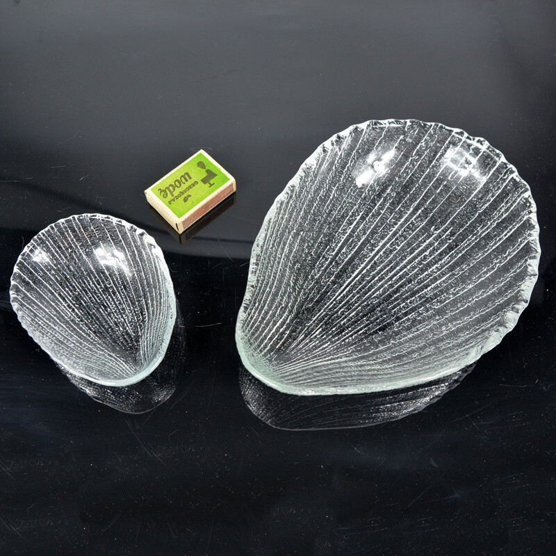 Pair of vintage trays by L. Fiedorowicz Poland 1970s