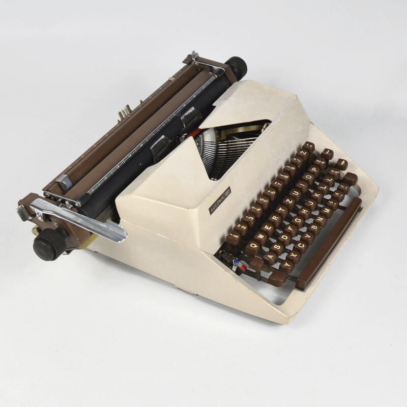 Vintage typewriter by Predom Łucznik Poland 1970