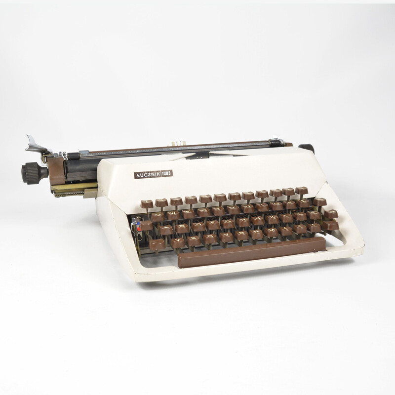 Machine à écrire vintage par Predom Łucznik Pologne 1970