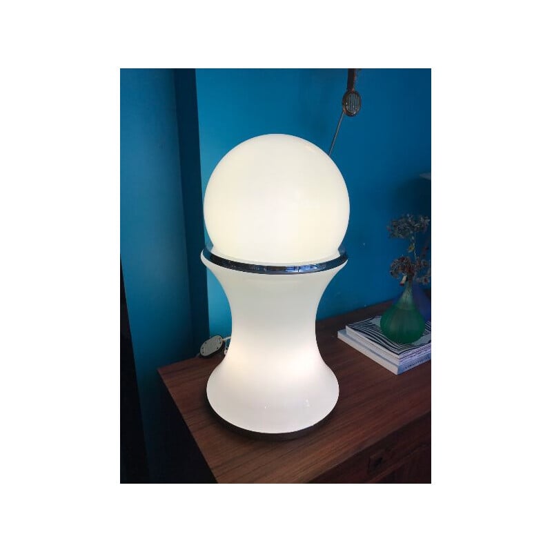 Lampe de table vintage de Carlo Nason, italienne