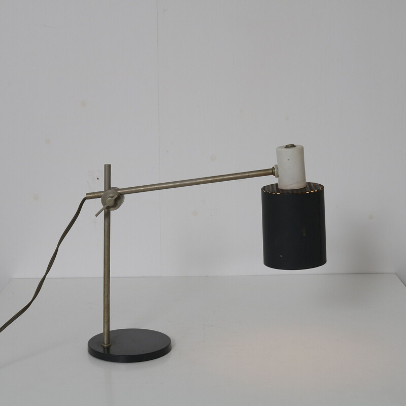 Vintage bureaulamp van H. Busquet voor Hala Nederland 1950