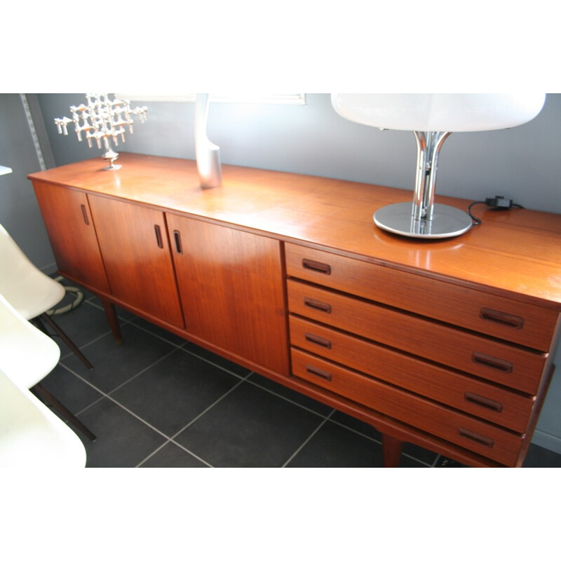 Scandinavian sideboard in teck - 1960s