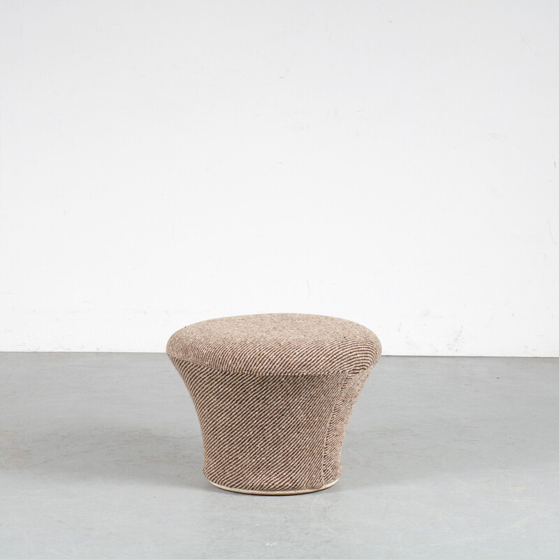 Vintage foot stool by Pierre Paulin for Artifort Netherlands 1960s