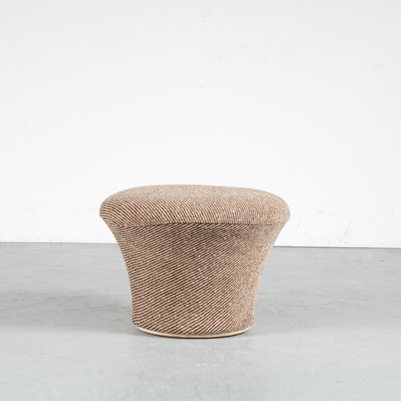 Vintage foot stool by Pierre Paulin for Artifort Netherlands 1960s