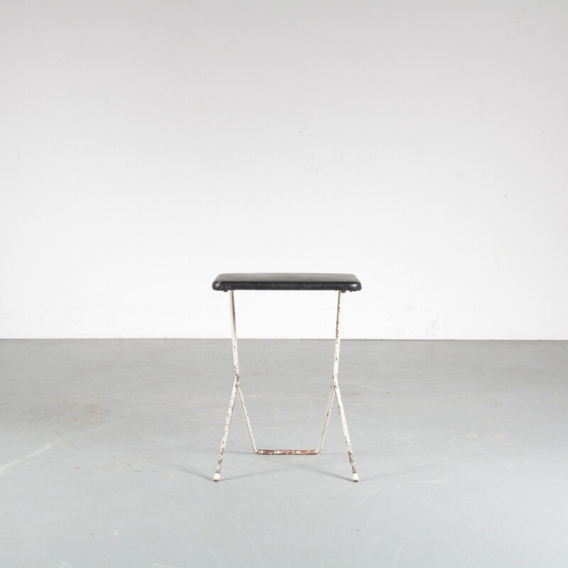 Vintage stool by Tjerk Reijenga for Pilastro Netherlands 1950s