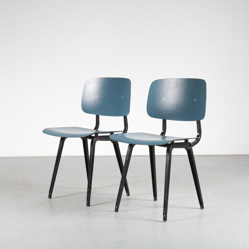 Vintage Revolt chairs by Friso Kramer for Ahrend de Cirkel Netherlands 1950s