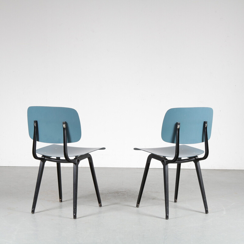Vintage Revolt chairs by Friso Kramer for Ahrend de Cirkel Netherlands 1950s
