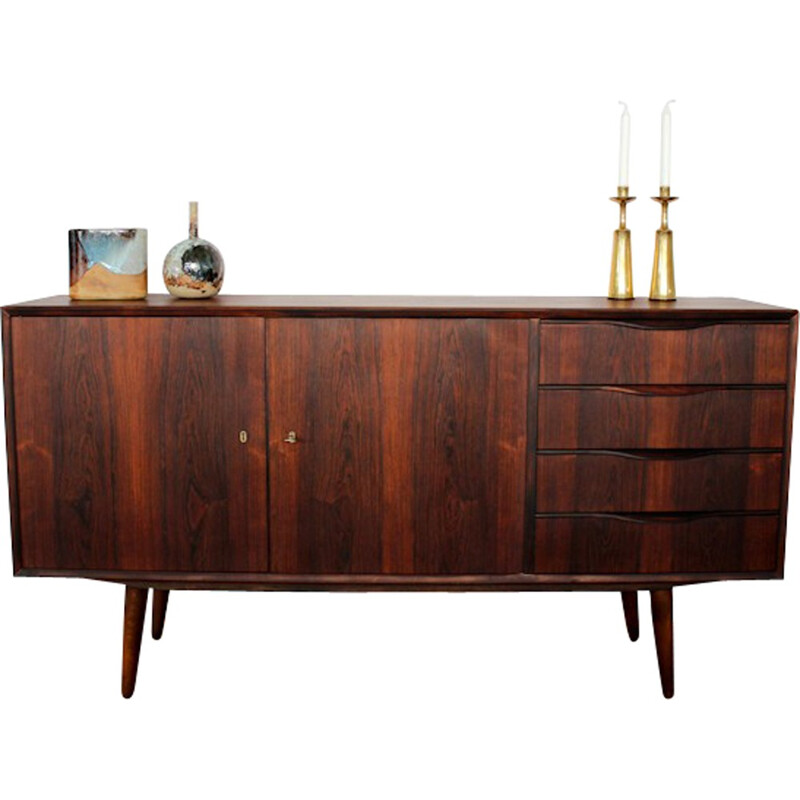 Danish mid-century sideboard in Rio rosewood, Erling TORVITS - 1970s