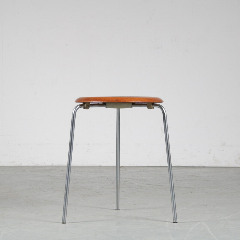 Vintage Dot stools by Arne Jacobsen for Fitz Hansen Netherlands 1960s