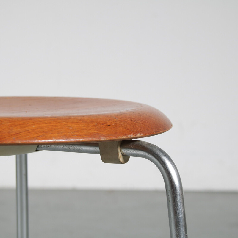 Vintage Dot stools by Arne Jacobsen for Fitz Hansen Netherlands 1960s