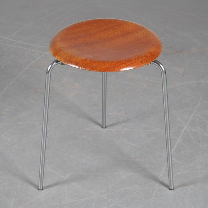 Vintage Dot stools by Arne Jacobsen for Fitz Hansen Netherlands 1960s