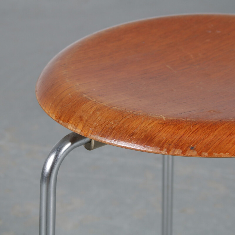Vintage Dot stools by Arne Jacobsen for Fitz Hansen Netherlands 1960s