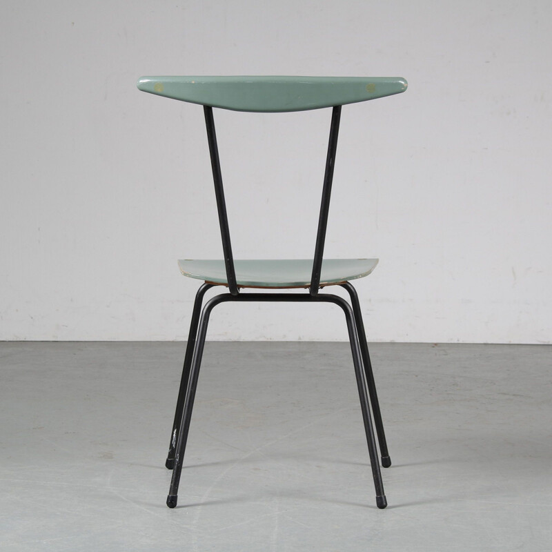 Chaise et table vintage Valet par Wim Rietveld pour Auping  Pays-Bas