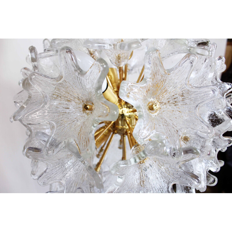 Vintage chandelier by Paolo Venini for VEART