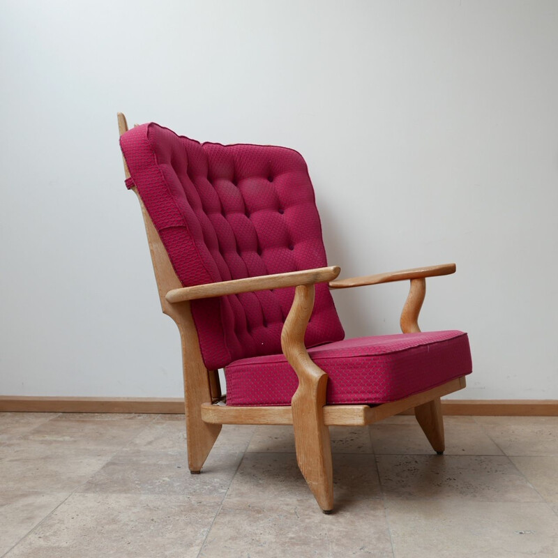 Vintage armchair by Guillerme and Chambron