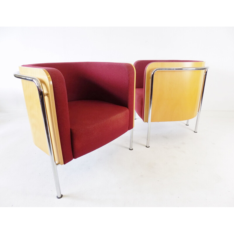 Paire de fauteuils vintage par Christoph Zschoke