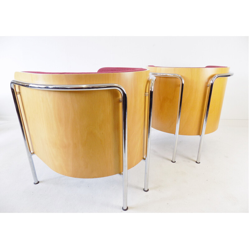 Pair of vintage armchairs by Christoph Zschoke