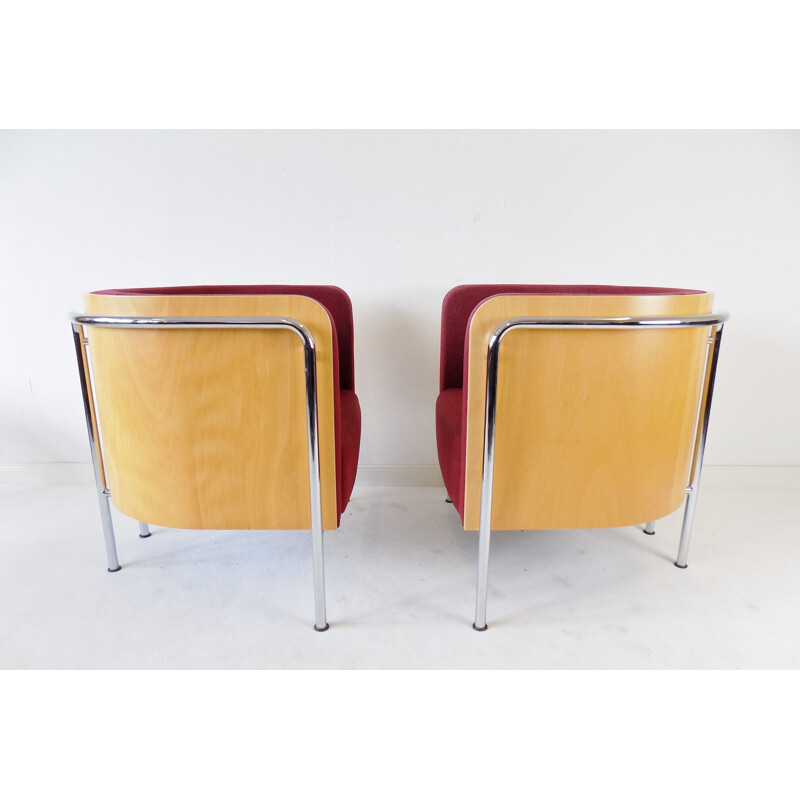 Pair of vintage armchairs by Christoph Zschoke