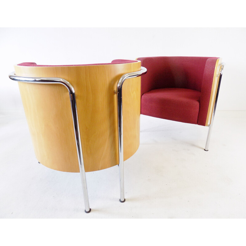 Pair of vintage armchairs by Christoph Zschoke