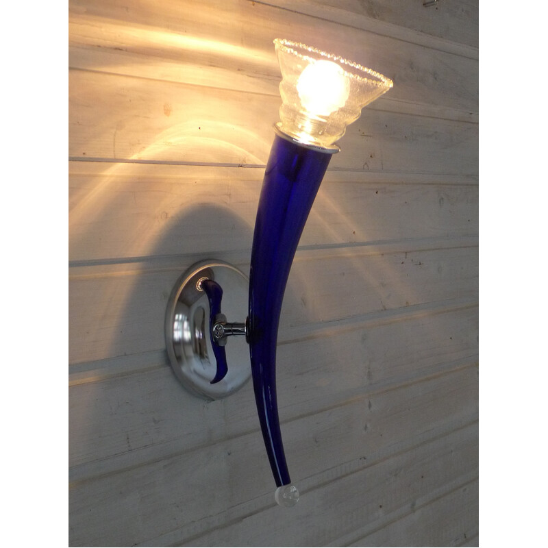 Artemide "Ducale Parete 1" sconce in Murano glass, Giuseppe RIGHETTO - 1990s