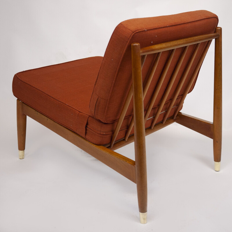 Cadeira de braços em faia Vintage de Folke Ohlsson para Dux 1960