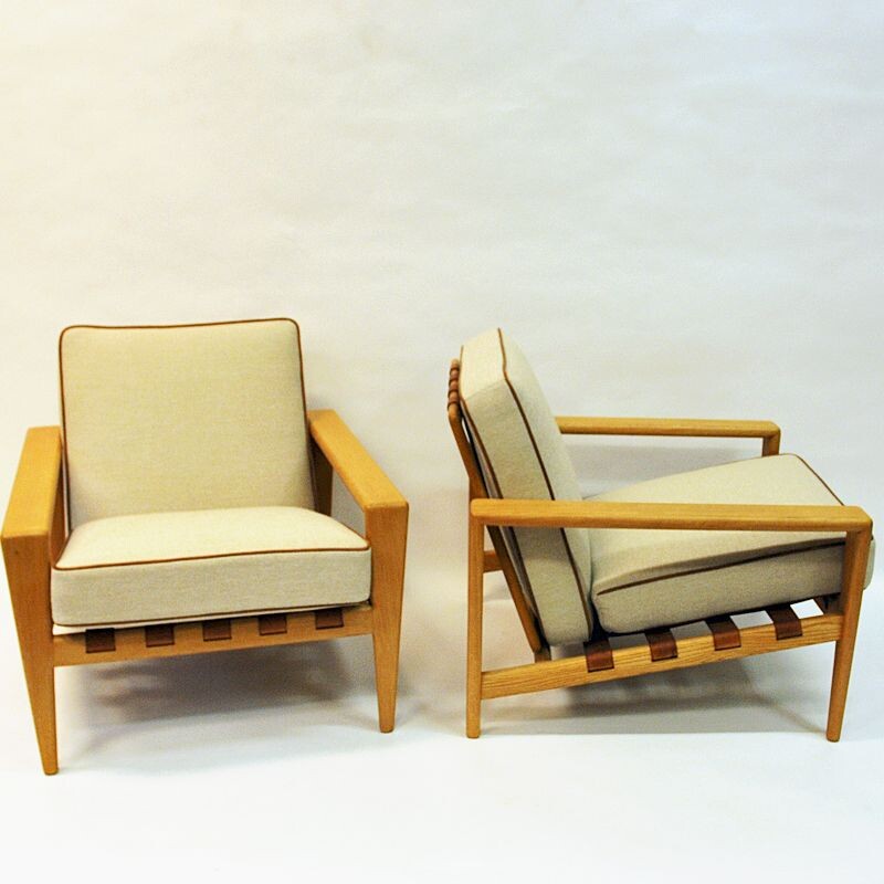 Vintage-Sesselpaar aus Eiche Bodö von Svante Skogh 1957