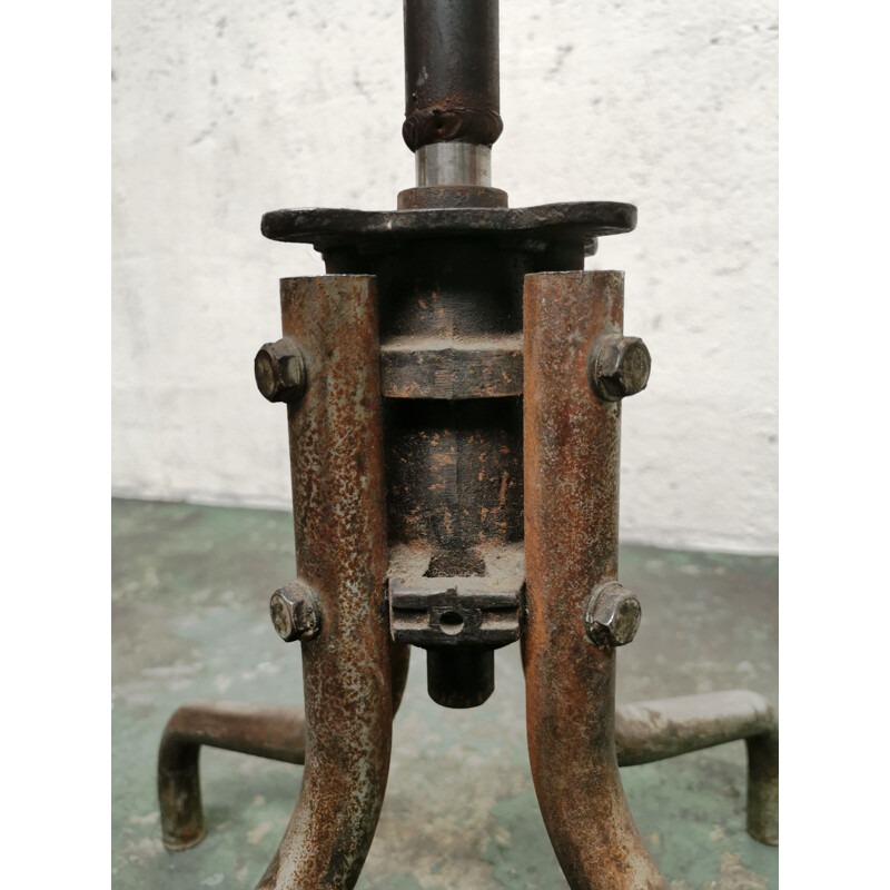 Industriële kruk Flambo vintage metaal