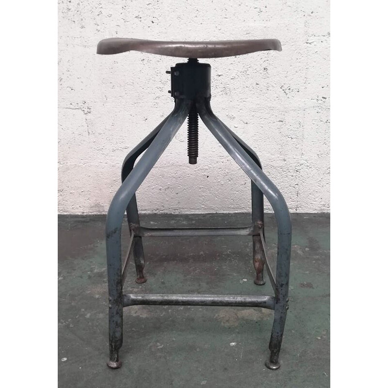 Vintage Flambo architect stool metal 