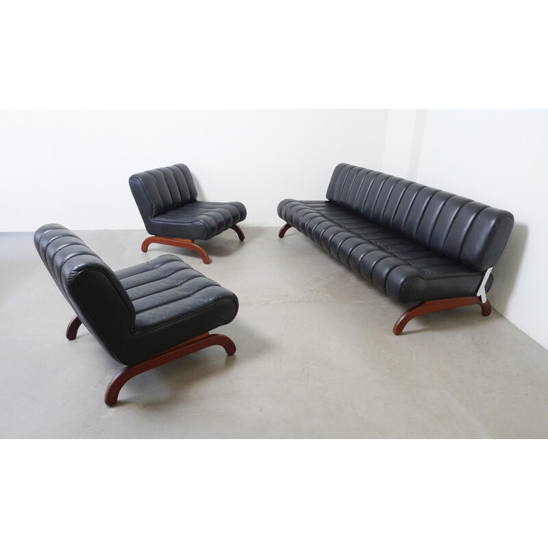 Suite d'un canapé convertible et deux fauteuils "Independence", Karl WITTMANN - 1960