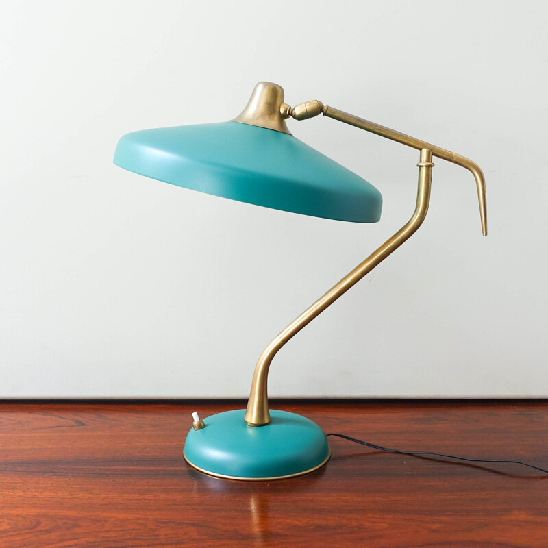 Vintage table lamp by Oscar Torlasco for LUMI Milano 1950s