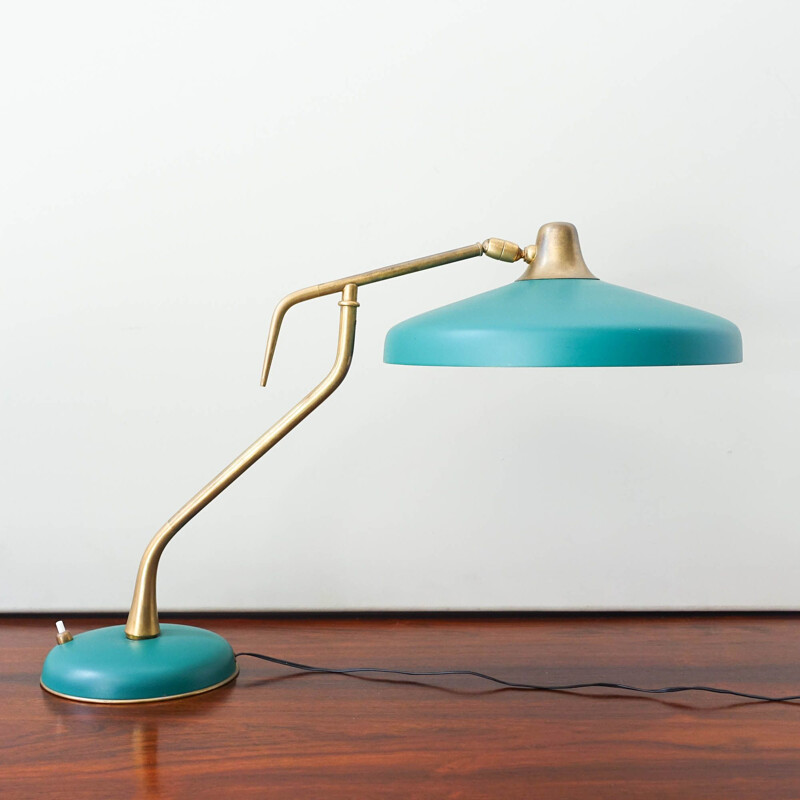 Vintage table lamp by Oscar Torlasco for LUMI Milano 1950s