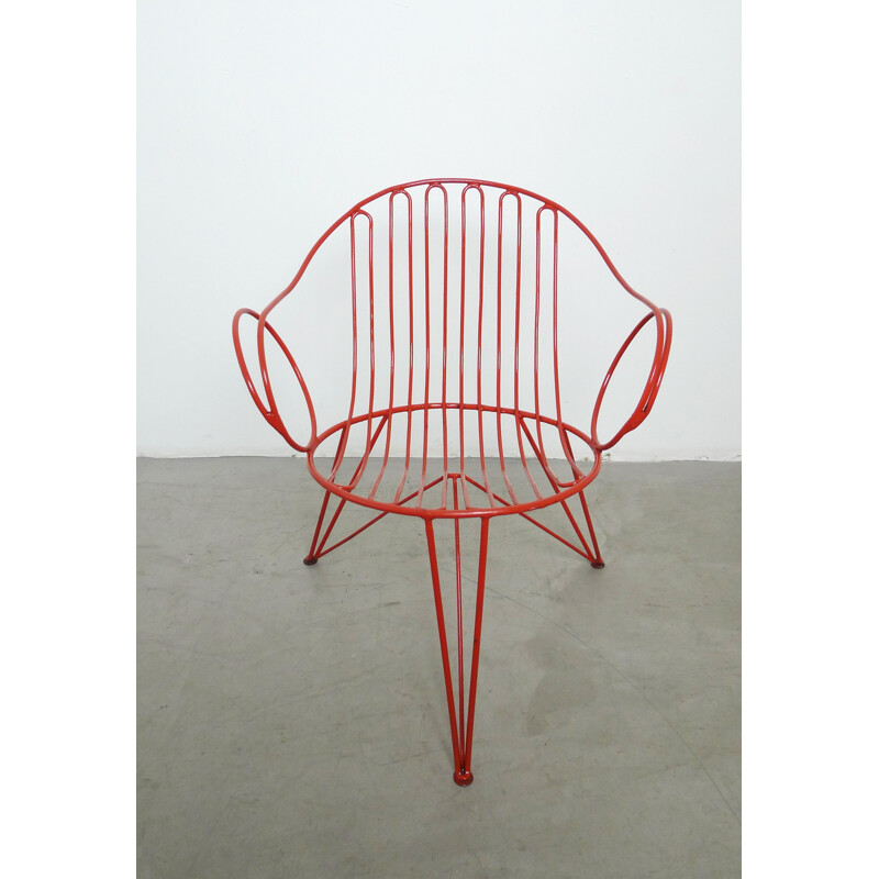 Pair of Mauser Werke GmbH garden chairs - 1950s