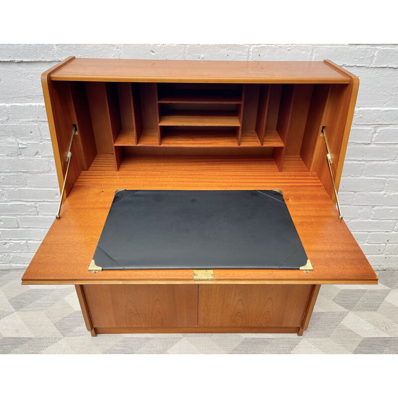 Vintage teak desk by Remploy 