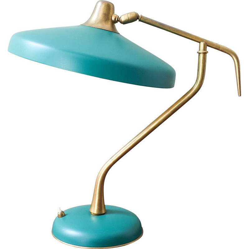 Vintage table lamp by Oscar Torlasco for LUMI Milano 1950s