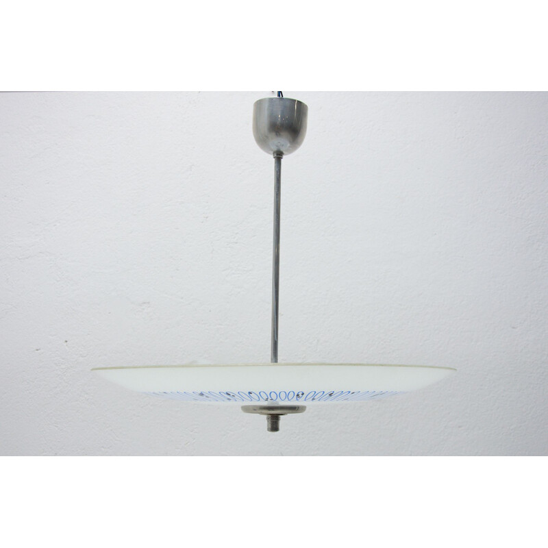 Lampadario vintage dell'era spaziale, Cecoslovacchia 1960