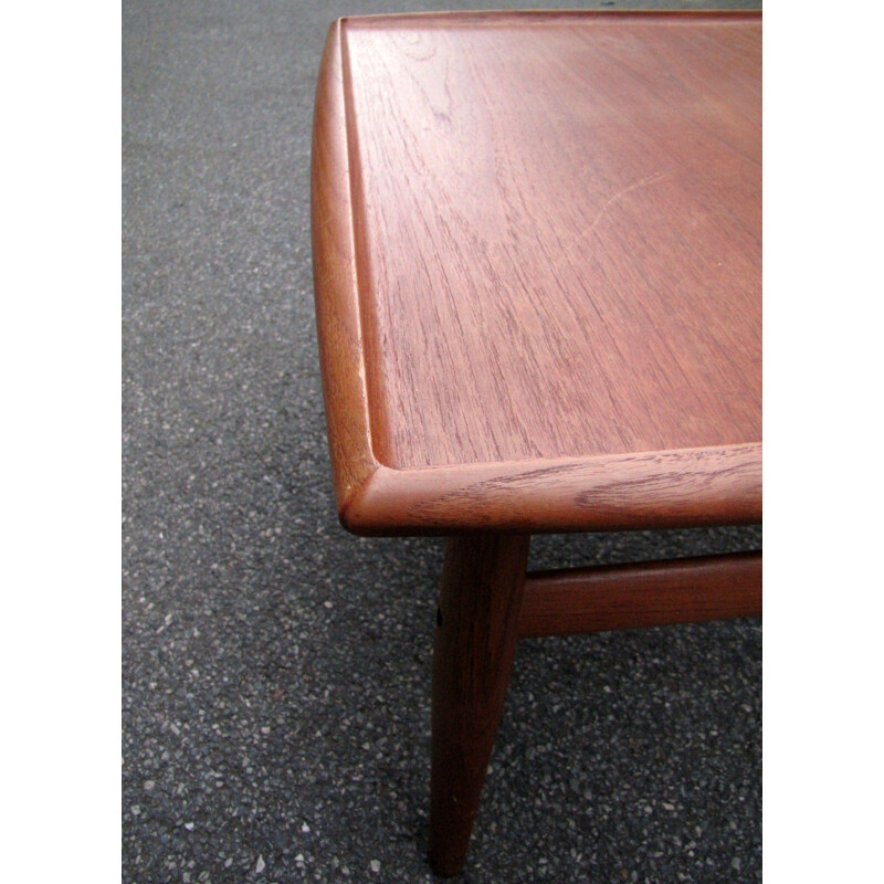 Table basse vintage en teck de Grete Jalk, Danemark 1960