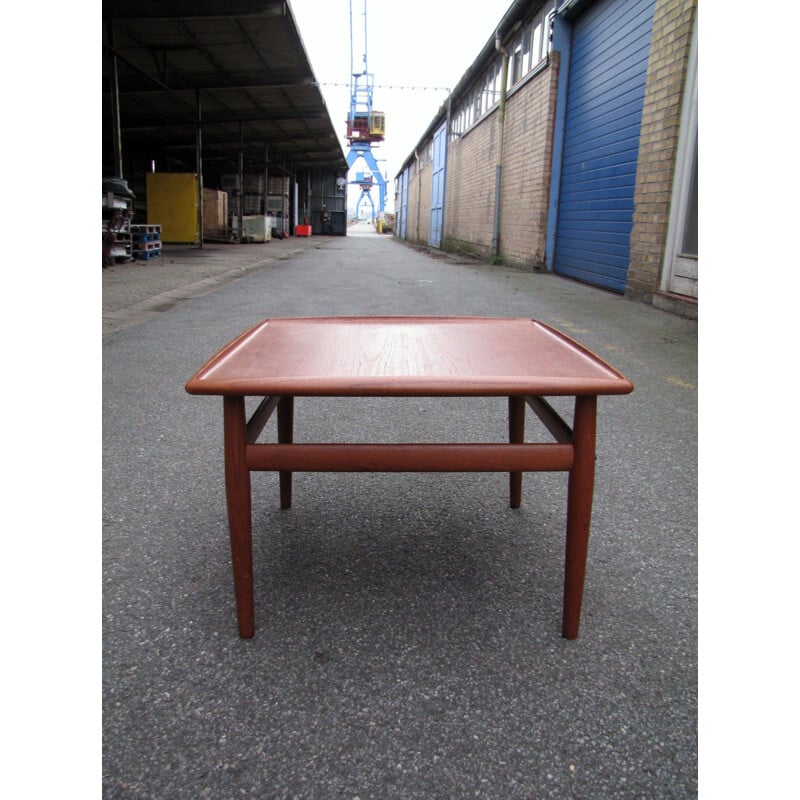 Vintage teak coffee table by Grete Jalk, Denmark 1960