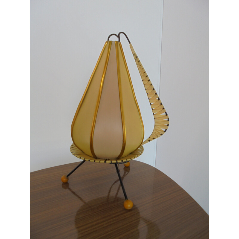  Yellow Table lamp, E. W. VIEHWEGER - 1950s