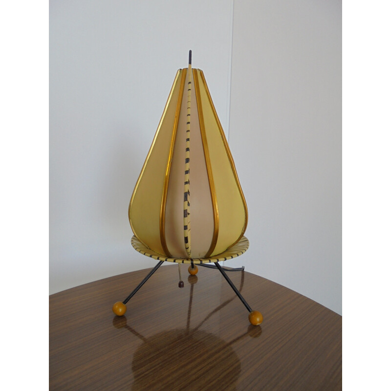  Yellow Table lamp, E. W. VIEHWEGER - 1950s
