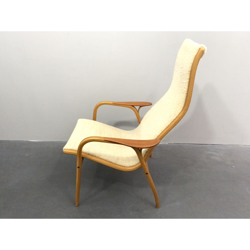 Vintage Lamino armchair and chaise longue by Yngve Ekström for Swedese Sweden 1960s