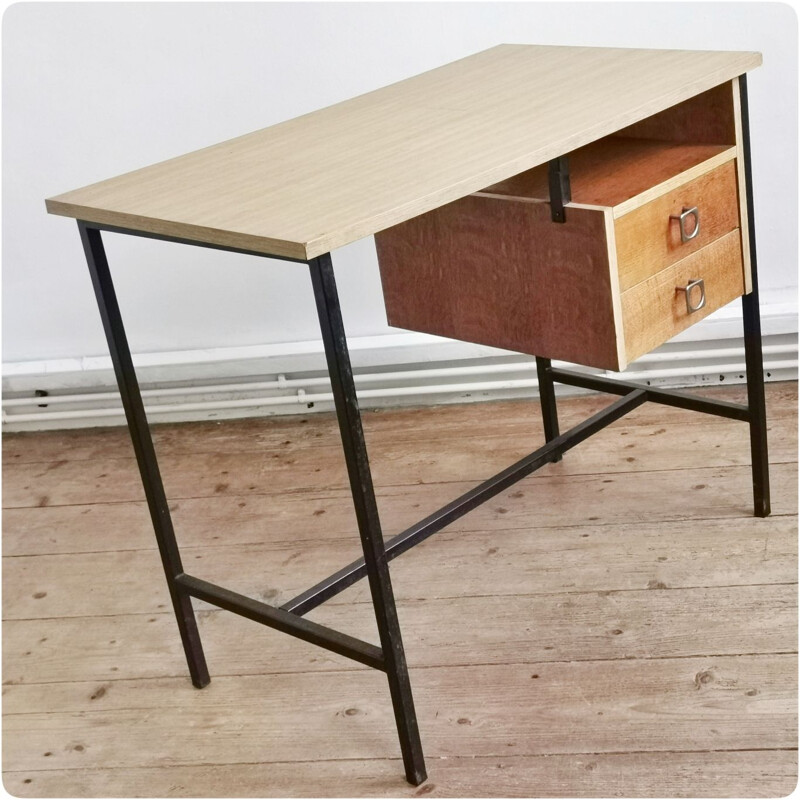 Modernistischer Vintage-Schreibtisch von P Paulin 1960
