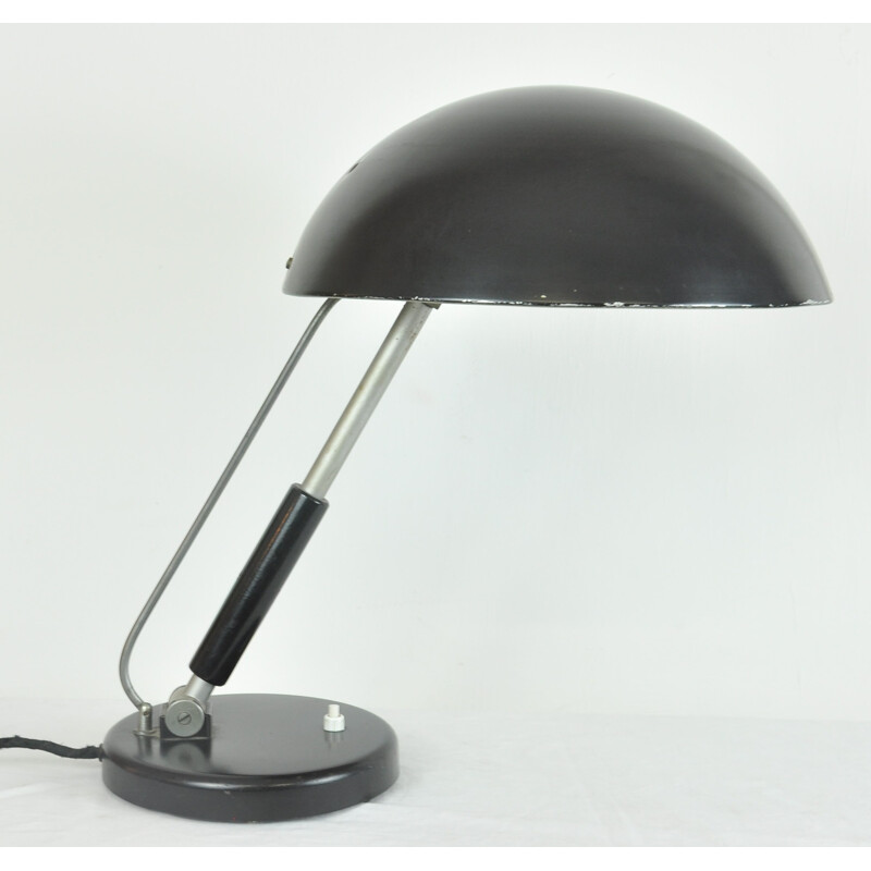 G. Schanzenbach & Co "6580" table lamp in lacquered metal, Karl TRABERT - 1940s