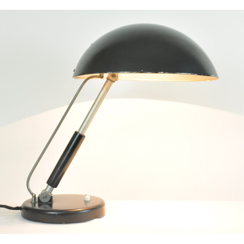 G. Schanzenbach & Co "6580" table lamp in lacquered metal, Karl TRABERT - 1940s